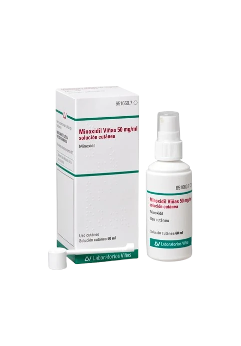Comprar Minoxidil 50mg/ml 60ml Spray de FARMACIA en España